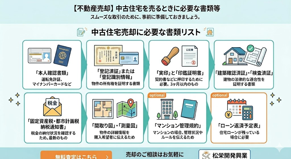 2. 家の売却に必要な書類リスト