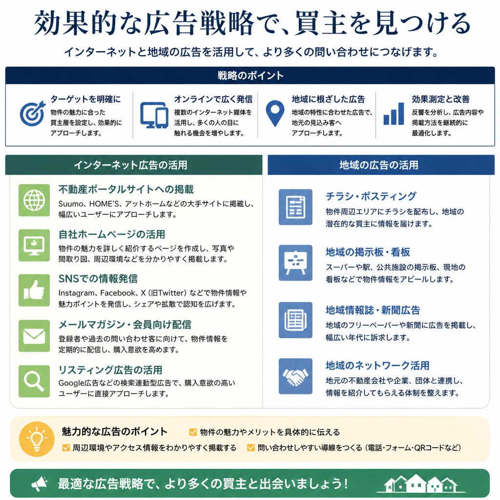 4. 買主を見つけるための広告戦略