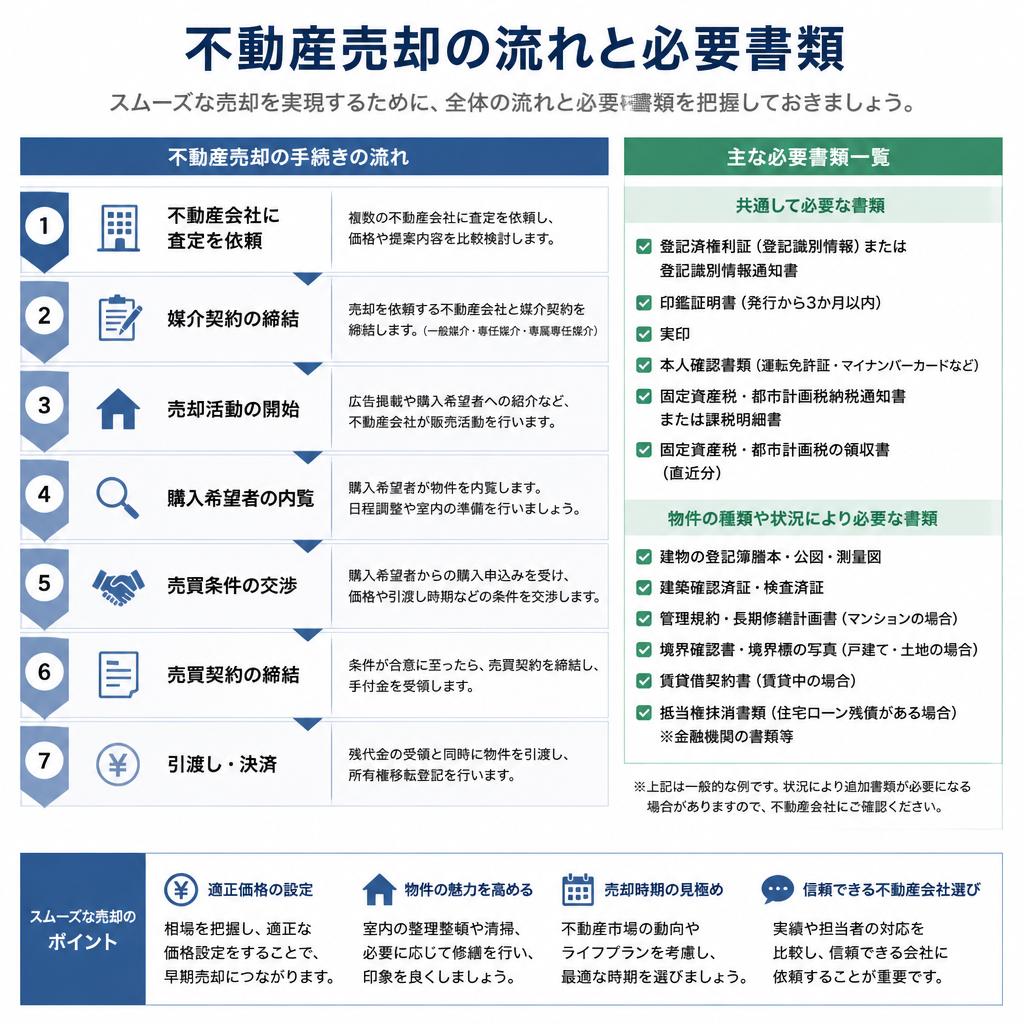 4. 売却手続きの流れと必要書類