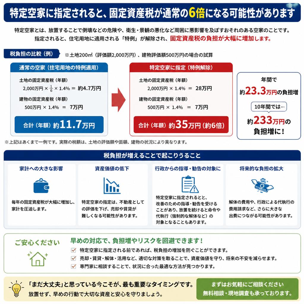 固定資産税が6倍に？その実態とは
