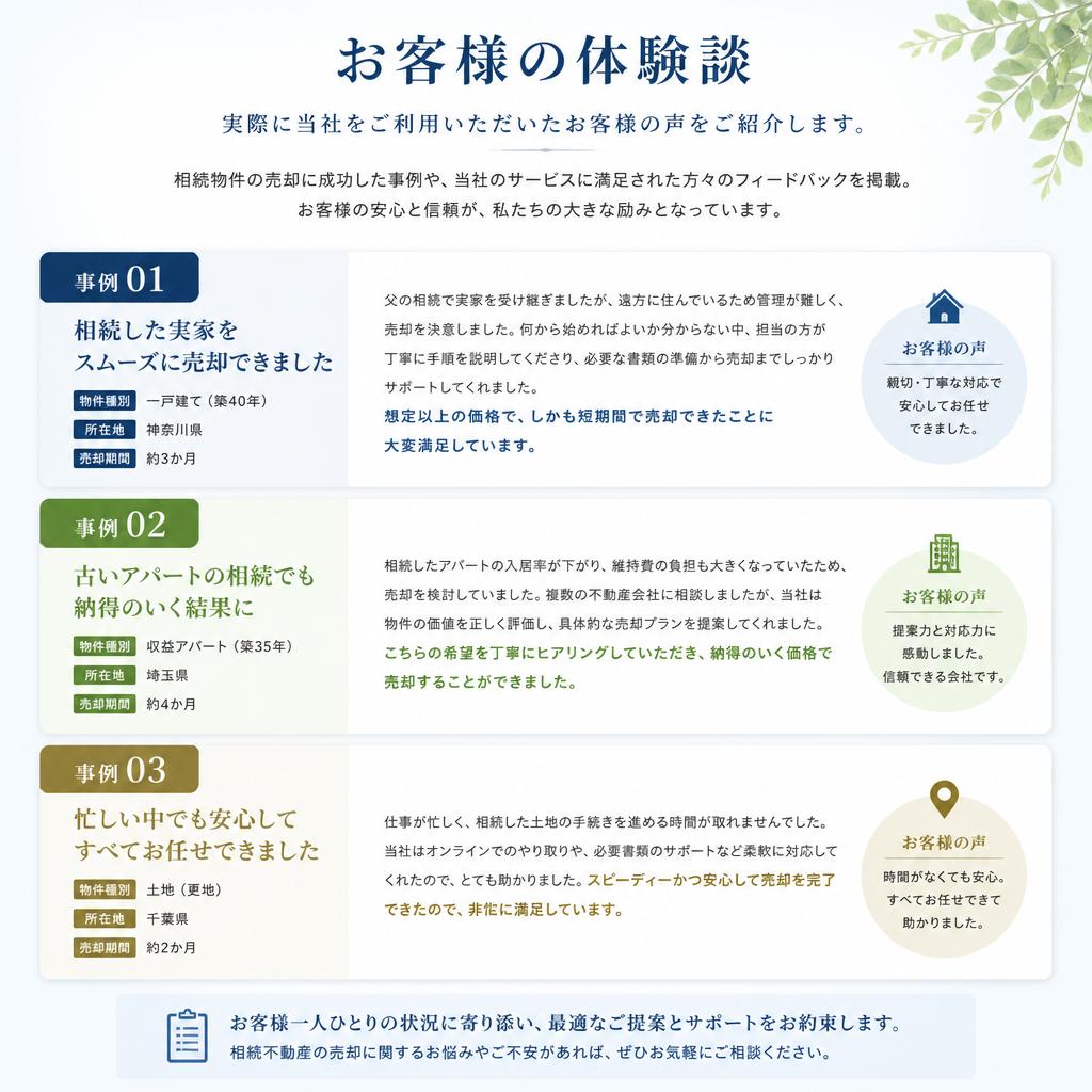 お客様の声