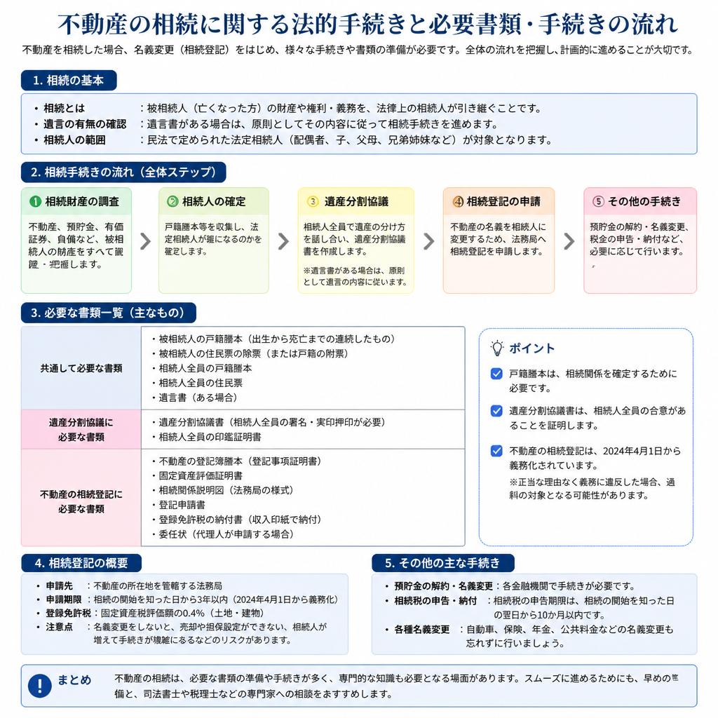 相続に関する法的手続き