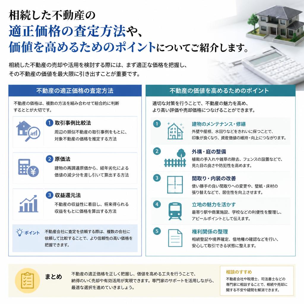 相続不動産の価値を把握しよう