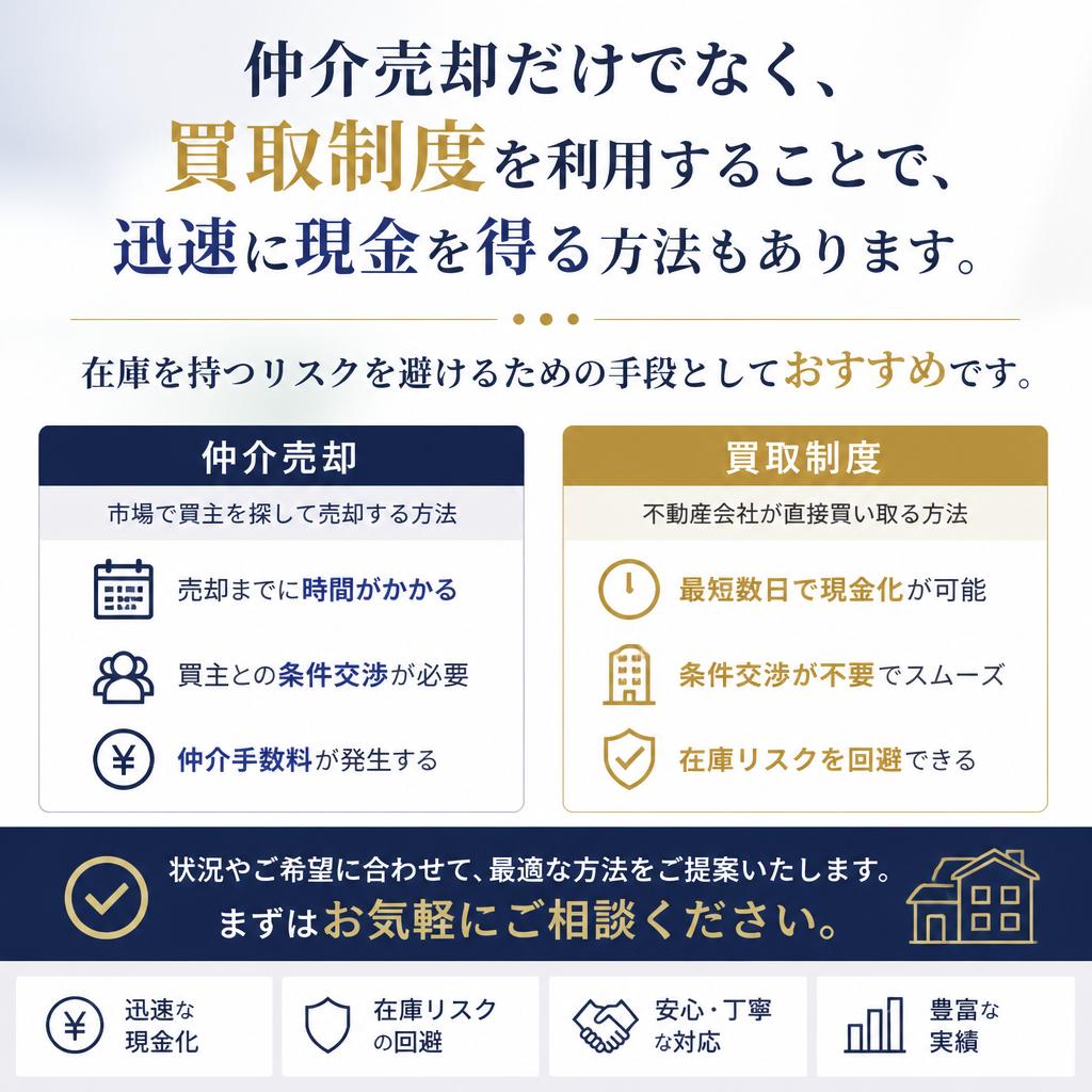 買取制度の活用:手間を省いて現金化