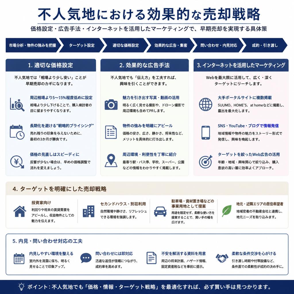 不人気地での効果的な売却方法