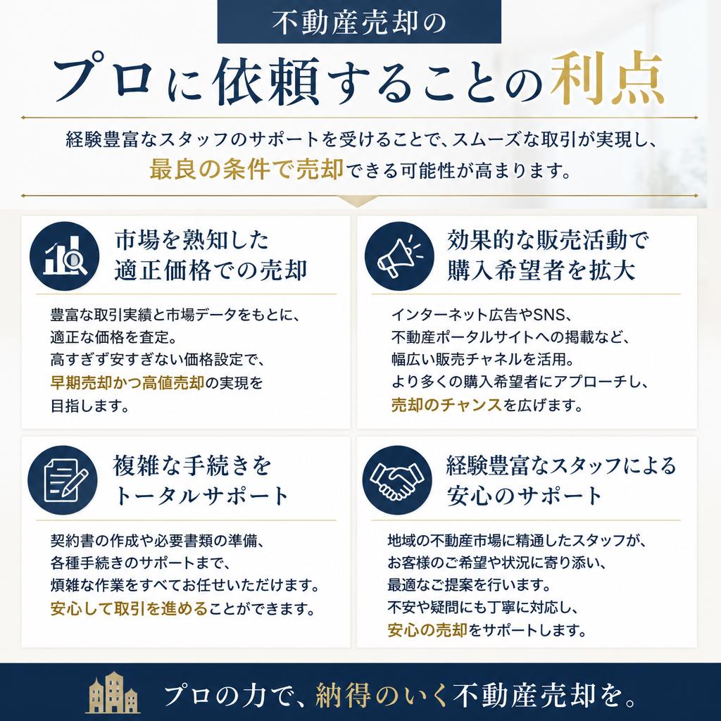 専門家のサポートを受けるメリット