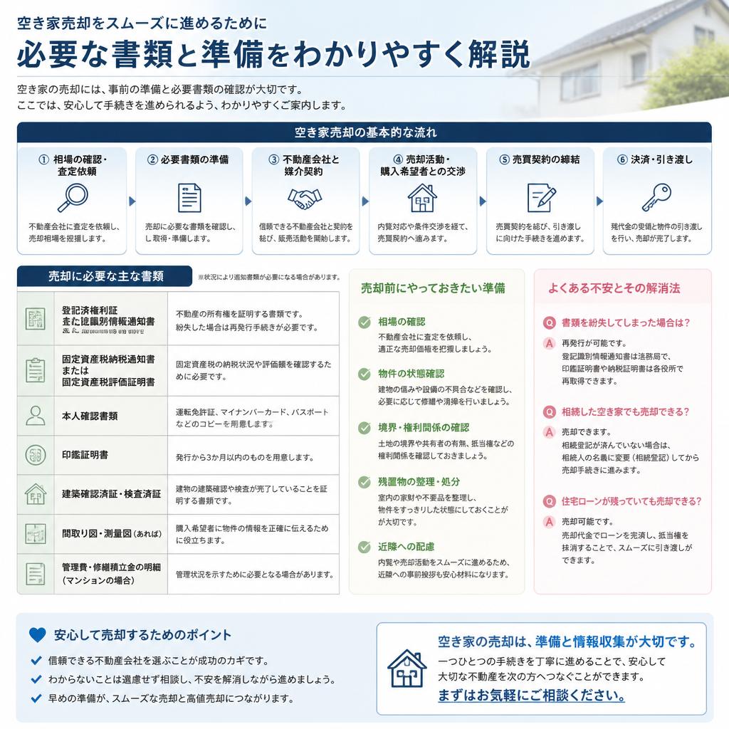 手続きに必要な情報と準備