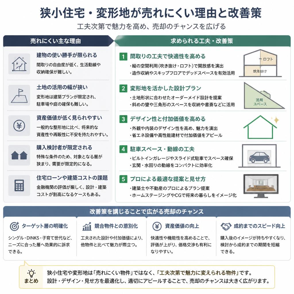 2. 売れにくい理由とその解消法