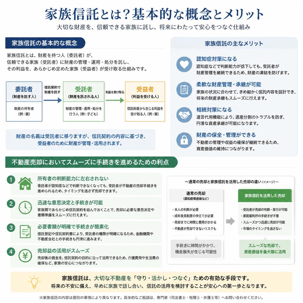 家族信託を利用するメリット