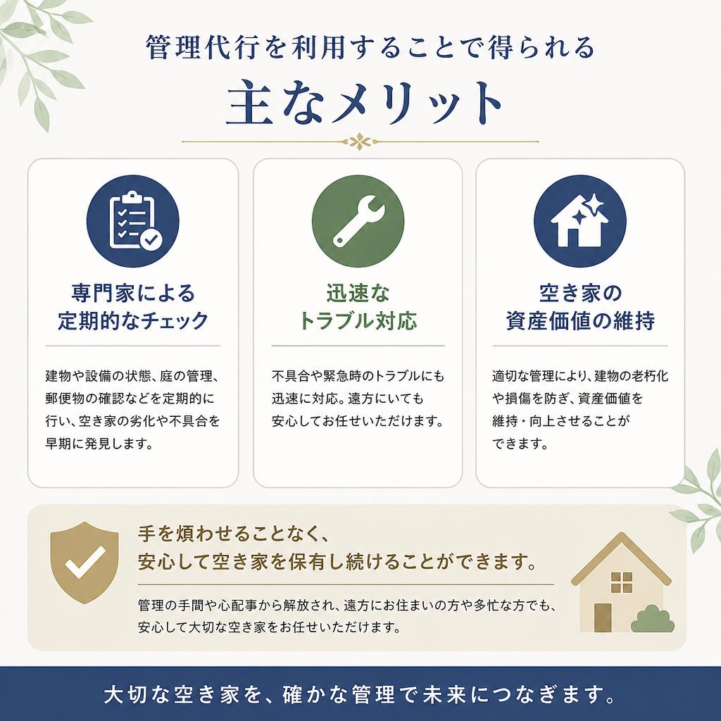 管理代行のメリット