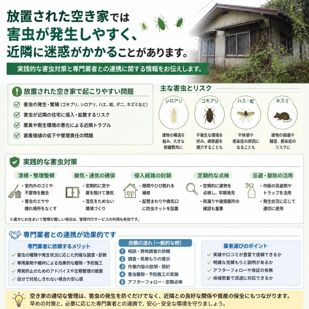 害虫被害の防止策