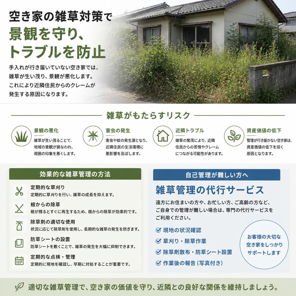 雑草対策の重要性