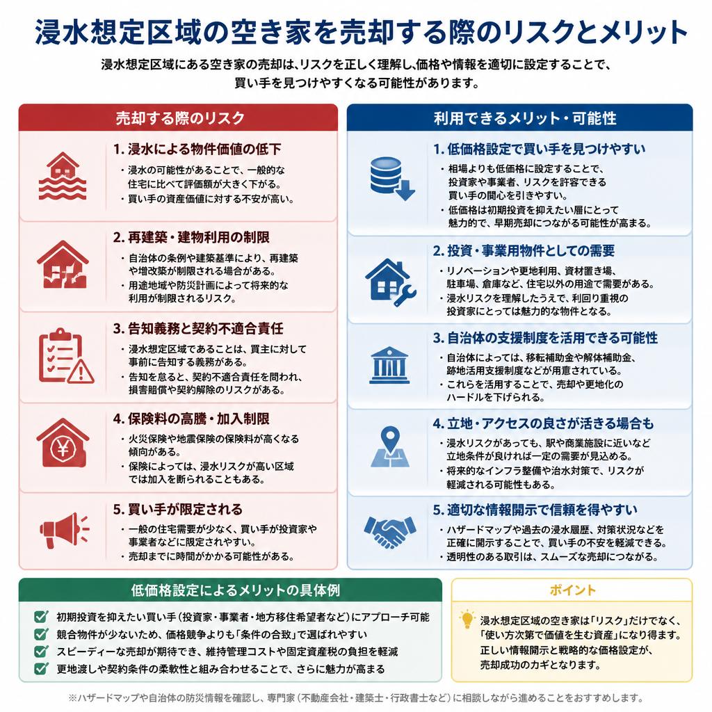 不動産売却におけるリスクとメリット