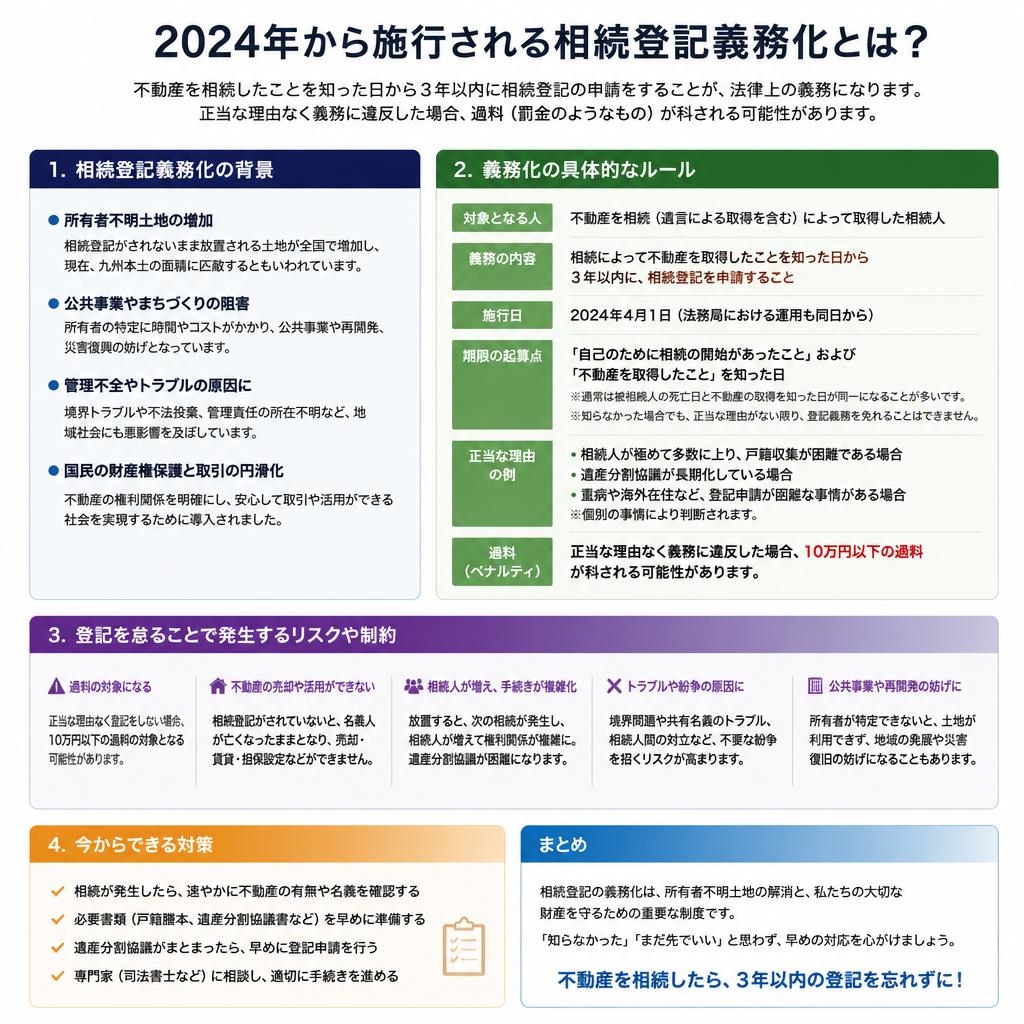 2. 相続登記義務化のルールとは？