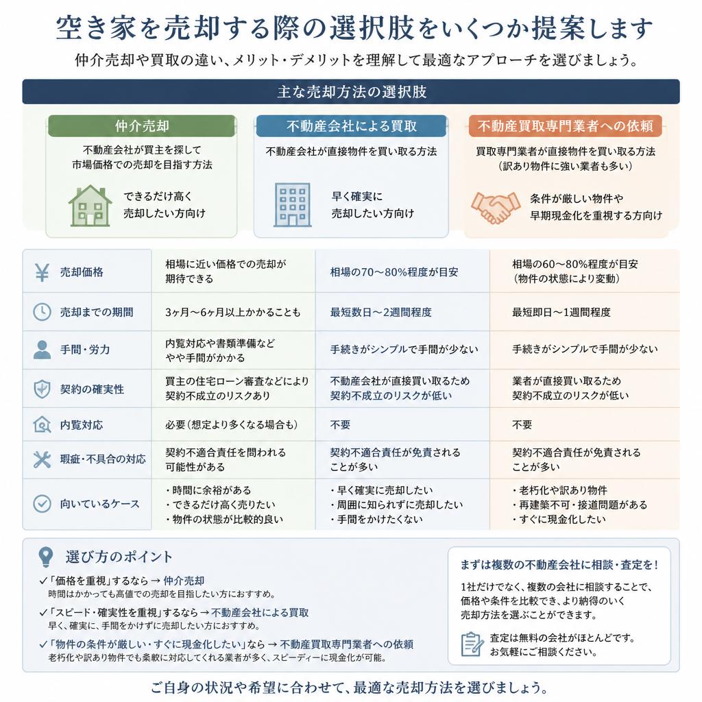 4. 空き家売却の選択肢