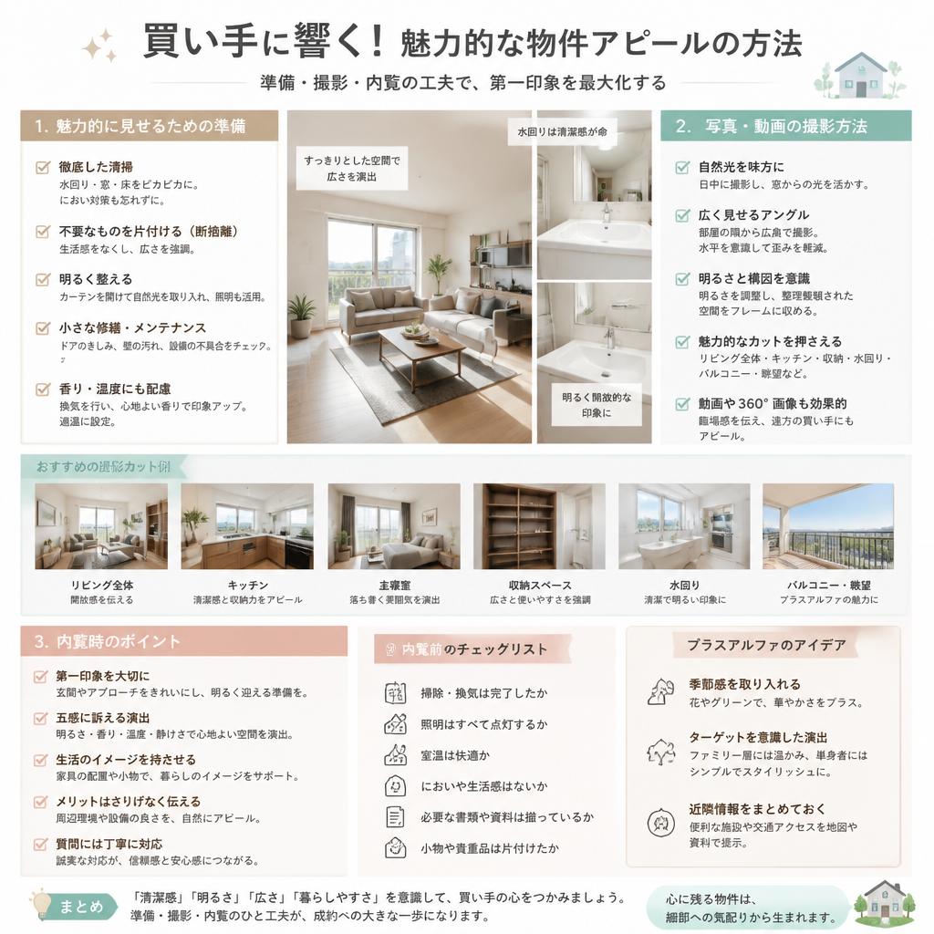 買い手にアピールするための準備