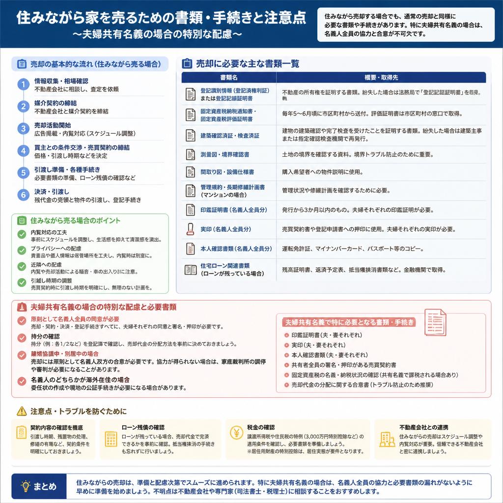 必要書類と手続きの注意点