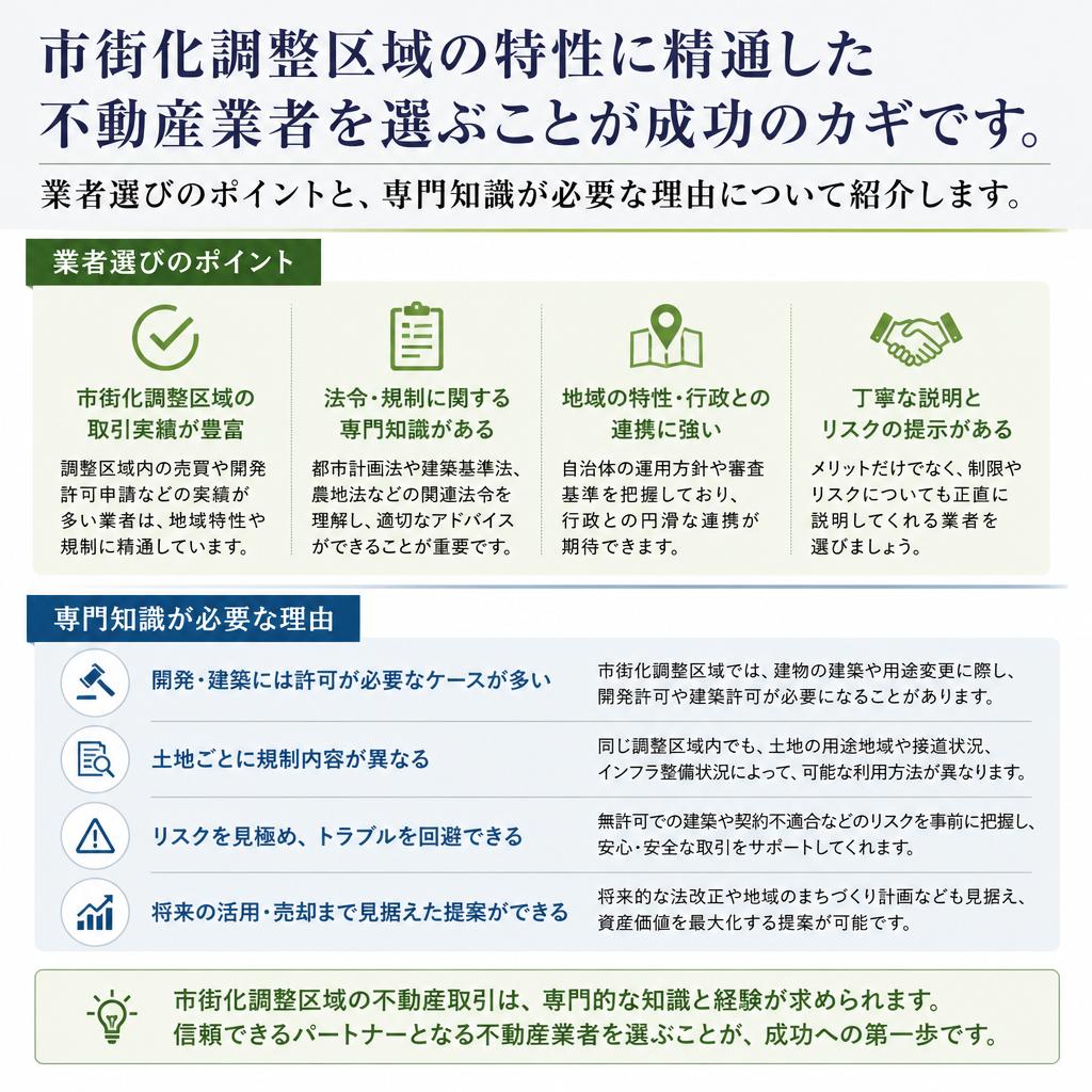 信頼できる仲介業者の選び方