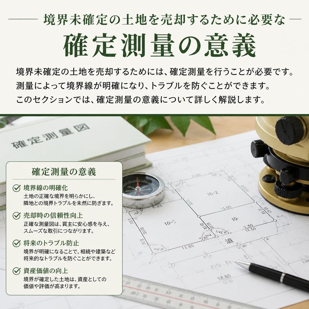 確定測量の必要性