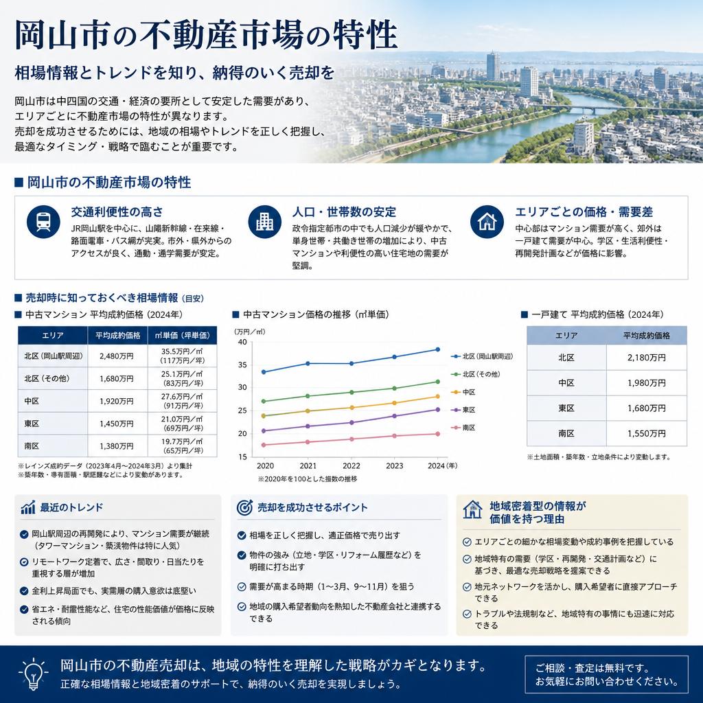 4. 岡山市の不動産市場の現状