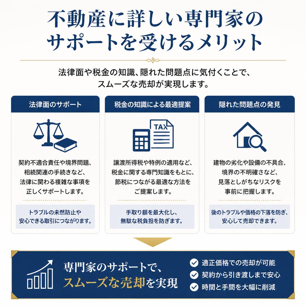 親の実家の処分をサポートする専門家の必要性