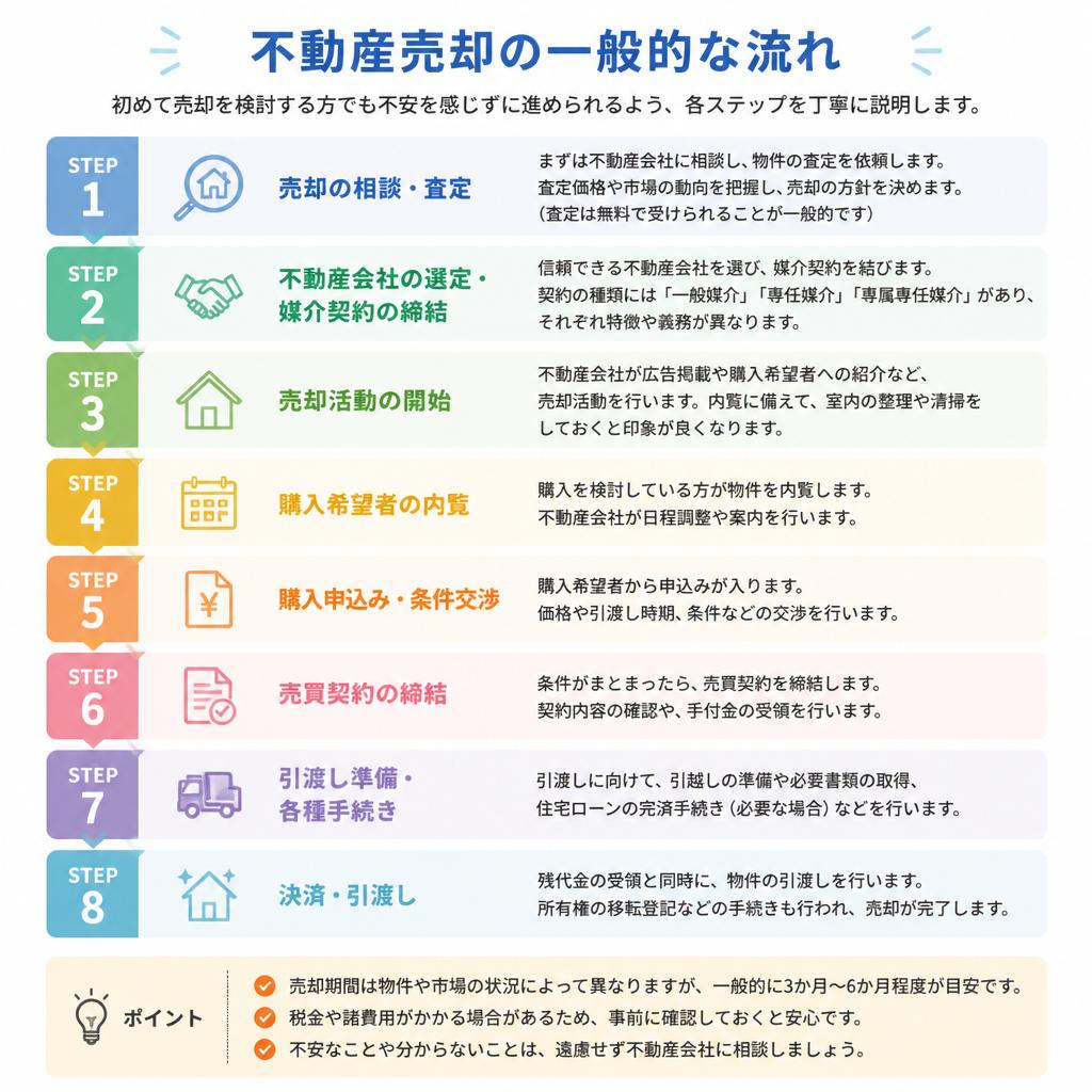 不動産売却の流れ