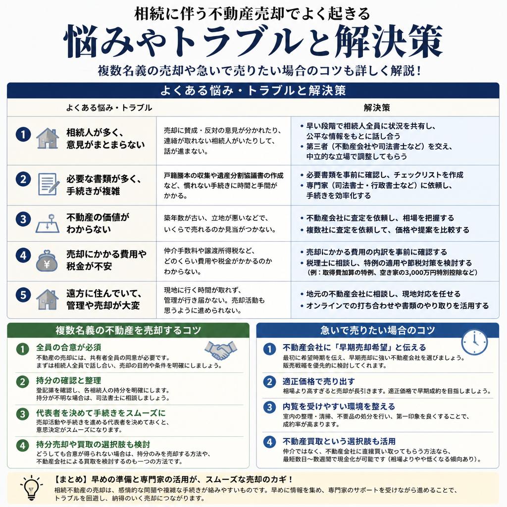 よくある悩みと解決策