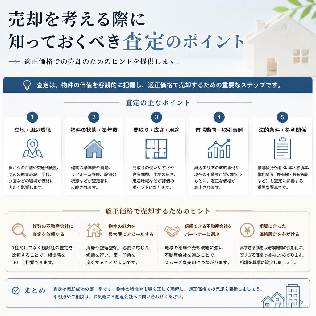 不動産の査定ポイント