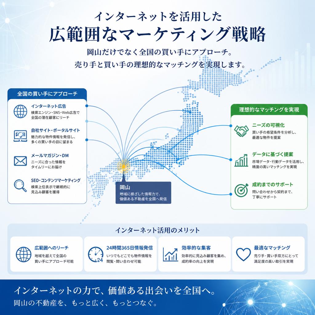 全国規模での物件情報発信