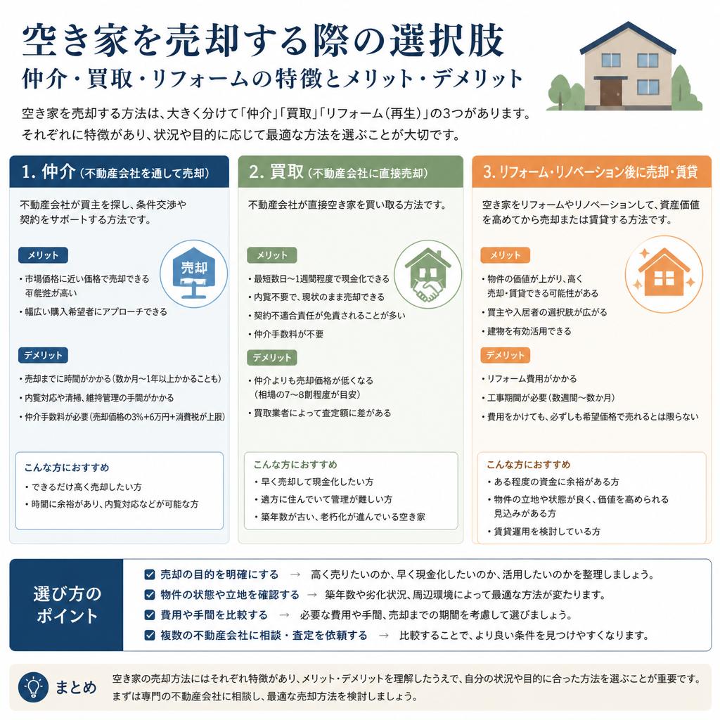 空き家の処分方法を徹底解説