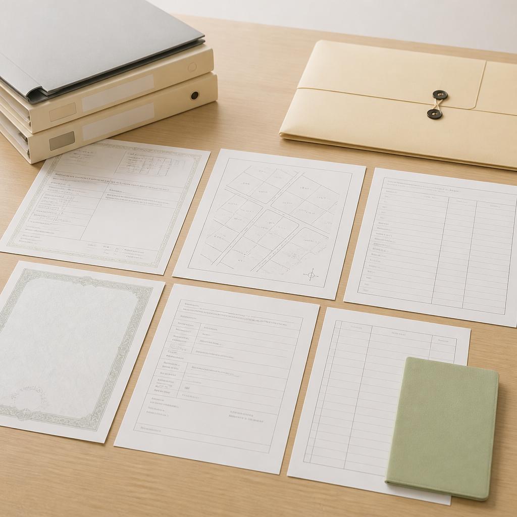 売却前に準備すべき書類とは？