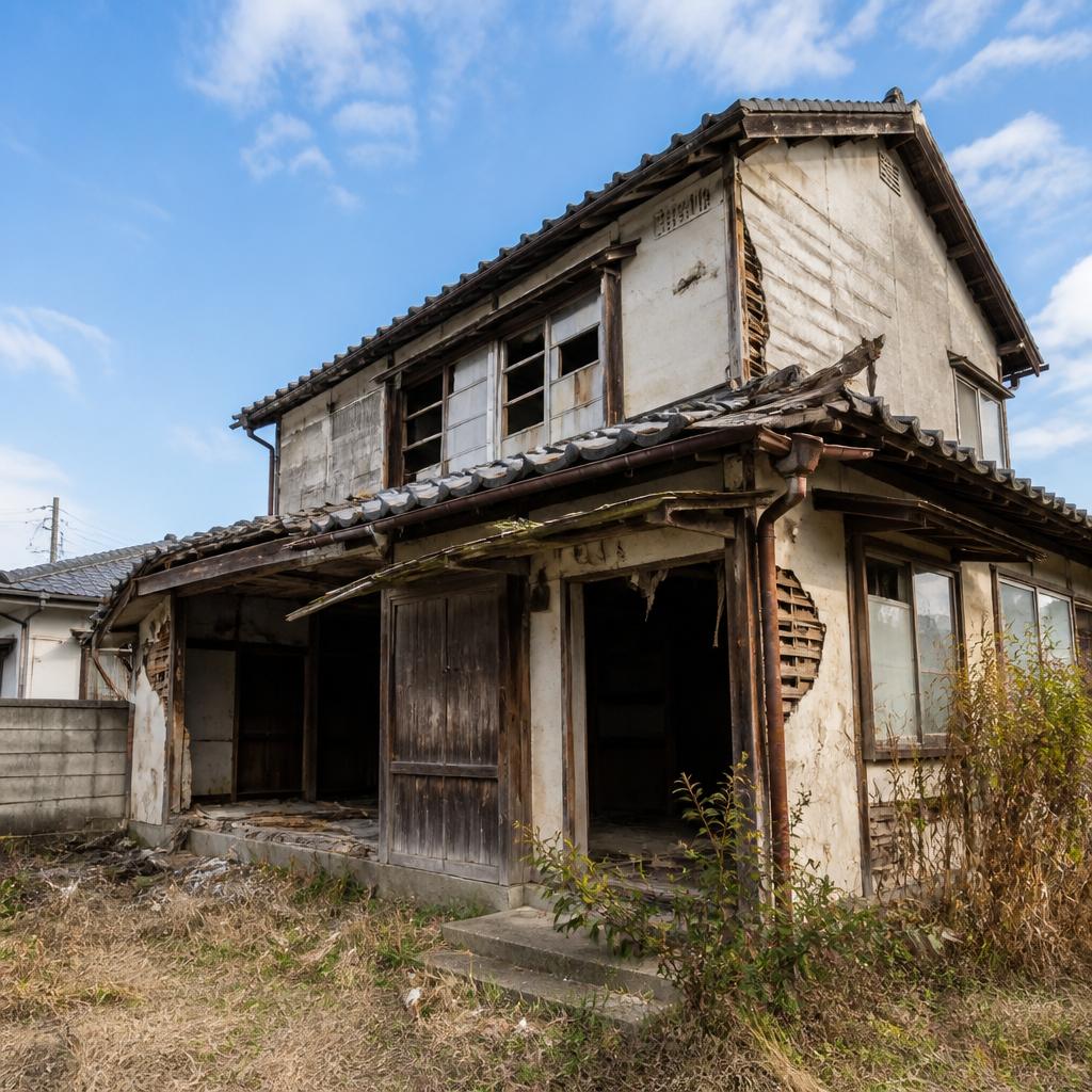 ボロボロの空き家は今すぐ手放そう！岡山市の不動産売却のスペシャリストがサポートします！