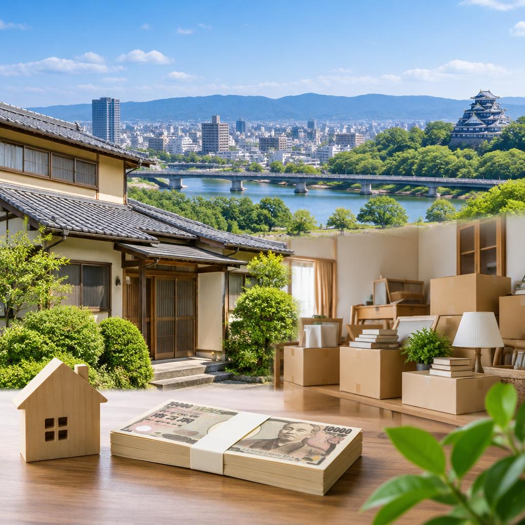 岡山市で実家をすぐ現金化したい方へ。生前整理から買取まで、経験豊富なスタッフが一括サポート
